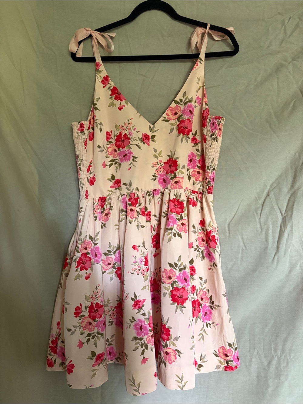 The Occasion by Old Navy Floral Tie-Shoulder Dress